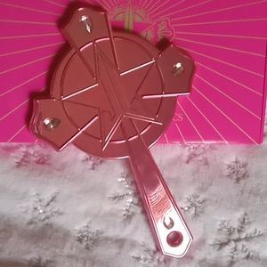 💕Jeffree Star Cosmetics Pink Chrome Cross Hand Mirror ( Pink Religion)